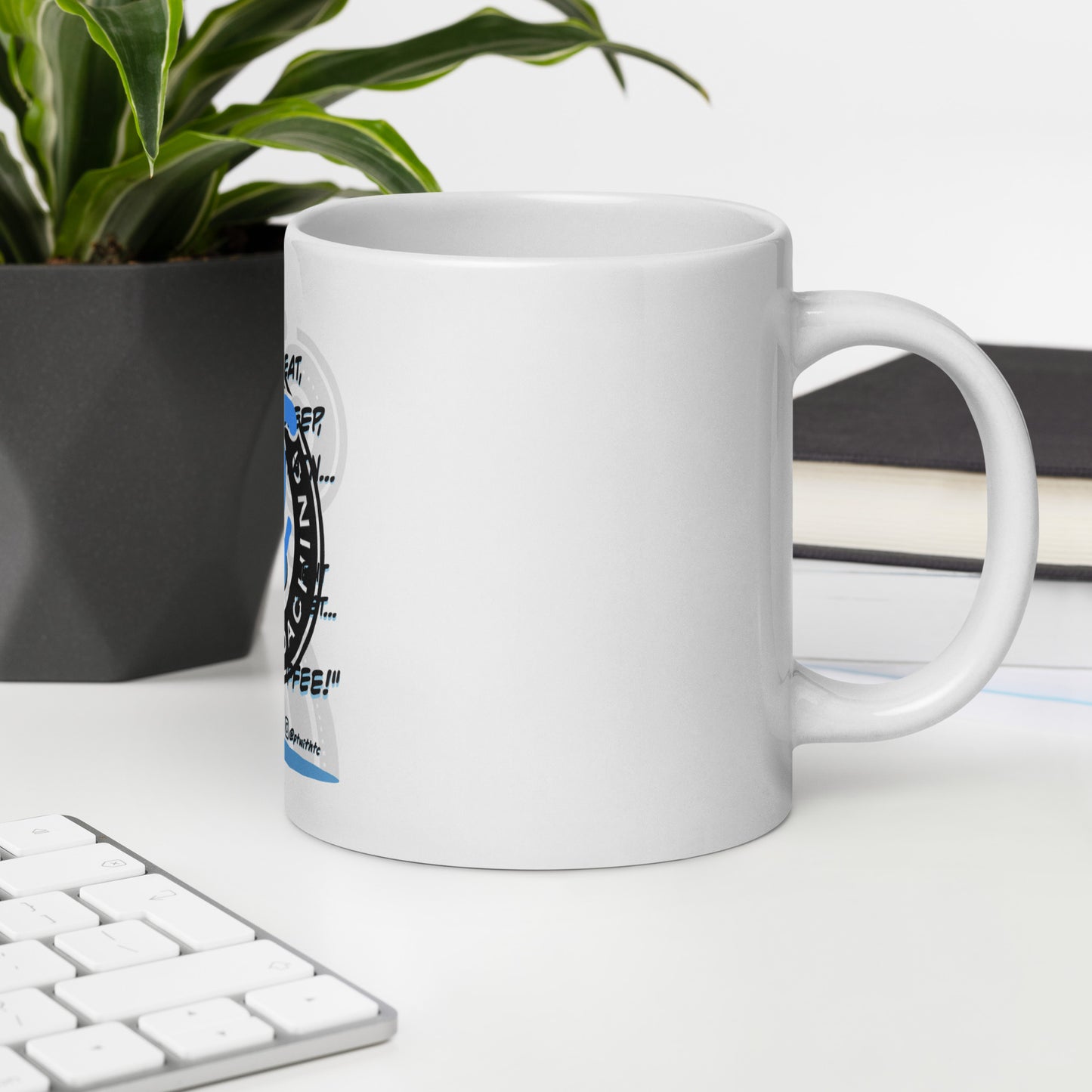 "But First, Coffee!" Mug (White)
